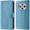 CaseGla Cover per Xiaomi Redmi 14C / A3 Pro custodia portafoglio Blu | Blocco RFID, 3 scomparti carte, 1 tasca banconote, Chiusura magnetica, Supporto, Pelle PU flip cover per Xiaomi Poco M7/ C75