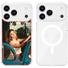 MXCUSTOM Cover Personalizzata per Apple iPhone 17 Pro Max, Custodia Personalizzate con Foto Immagine Testo Design Crea Le Tue [Paraurti Cuscino Morbido+Piastra posteriore rigida](HMC-CR-P1B)