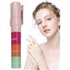 Generico Rossetto Idratante - 4 Colori Burrocacao Idratante Per Labbra Secche,Lucidalabbra Naturale Effetto Plumping Bellezza Donna