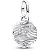 Pandora ME 793860C01 - Ciondolo a medaglione in argento sterling con zirconi, compatibile con Me e Moments, 2,1x13,6x11 mm, Argento sterling, Zirconia cubica