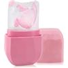 LUMEIRA Set di rullo per ghiaccio e massaggio Gua Sha con stampo in silicone riutilizzabile per bellezza (rosa) LUMEIRA