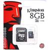KINGSTON MICRO SD 8 GB MICROSD CLASSE 4 SDHC SCHEDA DI MEMORIA CARD SMARTPHONE