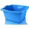 IPEA Bacinella in Plastica Quadrata Multiuso 7L - SUPER SOLIDA - Made in Italy - 33 x 33 x 16 cm - Vaschetta per Lavare Casa, Vesititi, Bucato, Piatti - Bacinella in Plastica Dura - Uso Interno ed Esterno