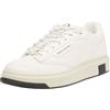 Armani Exchange Uomo Venice, Logo Tab on Sole Sneaker, off White, 44 EU