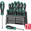 HYCHIKA BETTER TOOLS FOR BETTER LIFE HYCHIKA 51 Pezzi Set Cacciaviti Professionali con Cacciaviti Precisione, Cacciaviti a Testa Piatta e Phillips, Resistente Strumento Kit Cacciavite Manuale per DIY, Occhiali, Casa