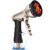 OFFCUP Pistola Spray ad Alta Pressione, Pistola Irrigazione Giardino, Pistolas da Giardino in Metallo, 9 Modalità Pistola Alta Pressione Professionale per Auto e Animali Domestici Lavare