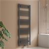 S'AFIELINA Termoarredo Bagno 1600x600 mm, Scaldasalviette Bagno Connessione Centrale, termoarredo Scaldasalviette ad acqua,Radiatore per Bagno, 761 W resa termica, Antracite (Senza valvola)