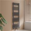 S'AFIELINA Termoarredo Bagno 1600x500 mm, Scaldasalviette Bagno Connessione Centrale, termoarredo Scaldasalviette ad acqua,Radiatore per Bagno, 654 W resa termica, Antracite (Senza valvola)