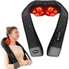 KNQZE® Massaggiatore Collo 4D Shiatsu Riscaldante, collo, spalle, schiena