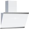 Klarstein FlashLine - Cappa da Cucina da 60cm, Cappa Inclinata, Touchscreen, 524 m³, Efficienza Energetica A++, LED, Silenziosa: 34,5, Bianco, Scarico & Ricircolo
