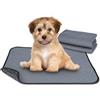 Nobleza 2 Pezzi Tappetini Assorbenti per Cani, Lavabile Tappetini Assorbenti per Cani, Tappetino Igienici per Animali Domestici, Riutilizzabile Tappetino da Allenamento per Cuccioli, 60x45 cm