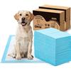 Nobleza Tappetini Igienici per Cani, 90x90cm Traversine Cani 100 Pezzi Super Assorbenti Tappetino Cane, Design a Prova di Perdite a 5 Strati Traverse Cani