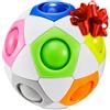 CUBIDI® Palla Magica Arcobaleno Puzzle 3D versione Football. Rompicapo Antistress per Bambini e Adulti. Ideale Come Regalo Bambino 6 Anni o per Giochi da Viaggio.