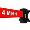 Vendooh! - ATTACCO A MURO CON NASTRO 4 METRI COLONNA COLONNINA SEGNA PERCORSO DELIMITA AREA - Rosso