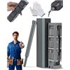 Generic Mini cacciavite elettrico E1 Max 3,7 V - Set di punte magnetiche 44 in 1 con scatola di immagazzinaggio pop-up, 3 impostazioni di coppia con controllo compatibile con le articolazioni per riparare