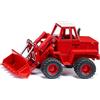 Siku 3563, Pala Caricatrice Kramer 411, Giocattolo per Bambini, 1:50, Metallo,Plastica, Rosso, Pala e Braccio di Carico Mobili, Pneumatici in Gomma con Battistrada Spesso