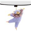 Hogvinnatil Figura di ballerino di balletto, giocattoli di peluche orso, ornamenti decorativi a forma di orso di balletto, portachiavi in peluche portatile, animali in peluche, per