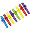 Mikinona 8 Pezzi Kazoo Strumento Musicale per Bambini in Plastica, Facile da Usare senza Conoscenze Musicali, Accompagnamento Musicale per Attività Outdoor e Divertimento Colore Casuale