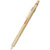 rOtring 600 penna a sfera | punta media | inchiostro nero | corpo oro | ricaricabile