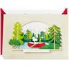 Hallmark Signature Peanuts - Biglietto di auguri di compleanno (Snoopy Canoe)