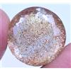 Gemsmyriad Naturale Rutilo & Sunstone 32.20 KT Agrati Certificato Raro Trovato Due IN Uno