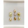 Surat*Diamond*City Decorato Mix Diamante Naturale Lotto 7 Pezzi 0.88tcw Colore Forma Taglio
