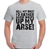 Biker T-Shirt Sell il Mio Bicicletta Divertente da Uomo Moto Maximoto Gp