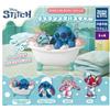Takara Tomy A.R.T.S Disney Personaggio Stitch Rilassante Bagno Time Set Completo Figura Capsula Toy