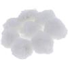 FewNvWa 8 Pezzi Pomponi in Pelliccia Sintetica per Progetti Creativi Palle Decorative Fai da Te con Anello Flessibile per Borse Cappelli Scarpe Sciarpe