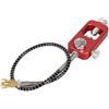 Yhenlovtt Serbatoio bombola di ossigeno (MPa/Psi) (ROSSO (PSI DIAL)) ARA Immersione Serbatoio Ricarica Adattatore Avere Manometro Plus Tubo 6061 Lega di Alluminio 8mm Balllock per Interfaccia