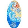 kowaku Tavola da Skimboard Decorativa Deck Pad Surf Superficie Liscia Traction Pad EVA , 35 Inch , Shark