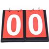 WANGSHAOWEI Segnapunti Tabellone segnapunti Digitale da Tavolo for Calcio, pallavolo, Basket(2 Red Scoreboard)