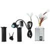CaFfen Centralina Monopattino Elettrico 1×Kit impugnatura acceleratore controller spazzolato bicicletta 24V/36V/48V 250W/350W/500W/1000W Set di retrofit e-bike for scooter elettrico(36V350W)