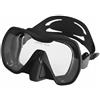 Qianly Maschera Full Face Fibbie Regolabili Maschera Snorkeling in Silicone Ampia Visione per Immersione , Bianco