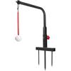 KiBcsLic Golf Swing Groover Accessorio per Allenamento Colpo Regolabile Portatile Struttura Solida Ferro Verifica Traiettoria Swing Adatto per Sessione