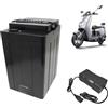 HJGHY Batteria per Moto elettrica 60V 48V 72V Pacco Batteria al Litio 20Ah 25Ah 30Ah Batterie ad Alta capacità con Caricabatterie per Triciclo/ciclomotore/Scooter,60v25ah