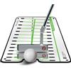 BACK 2 BASICS GOLF Specchio per il putting da golf - Ausili per l'allenamento al golf per uomini e donne - Ausilio per l'allenamento al putting Pro Path approvato dai professionisti, per interni ed