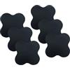 Genérico Tappetino per tapis roulant: base affidabile da 6 pezzi, tappetino da camminata per tappeti, protezione resistente agli urti, tappetino per attrezzature fitness, protezione del pavimento