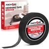 FIXCHORD Nastro Termoadesivo per Orlo, Nastro Wonder Web per Orli, Nastro Termoadesivo, Nastro per Tessuti Fusibili Extra Forte per Abbigliamento, Tende, Stiratura e Incollaggio, Nero, 30M*20MM