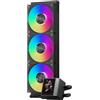 PCCOOLER CPS Dissipatore Liquido per CPU, Raffreddamento Liquido AIO da 360mm, Pompa ad Alte Prestazioni, Display IPS da 2,4" con Ventole Silenziose F5 R120mm (DC360 Pro ARGB Display BK)