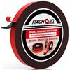 FIXCHORD Nastro Biadesivo Extra Forte, 5m×12mm Nastro di Montaggio, Impermeabile Nastro Biadesivo in Schiuma Acrilica per Auto, Strisce LED, DIY, Decorazioni per Casa e Ufficio (Uso Interni/Esterni)