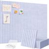 Lifewit Bacheca Adesiva in Feltro, Set da 12 Pannelli-120x90 cm, Ideale per Organizzare Note e Foto in Ufficio o a Casa, 50 Puntine Incluse, Alternativa Decorativa al Sughero, Viola pervinca