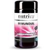 NUTRIVA Immunoval, Integratore Alimentare a base di Astragalo, Beta 1,3 glucani, Lattoferrina e L-Glutammina. Supporta le difese immunitarie. 30 compresse. C2P® Tech. Adatto a Vegetariani