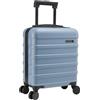 Cabin Max Anode 30 l, 45x36x20cm, bagaglio a mano, leggero, guscio rigido, 4 ruote, bagaglio a mano leggero, adatto per Easyjet sotto il sedile (blu elementale 45 x 36 x 20 cm)