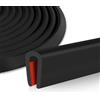 LSGCQ Profilo in gomma per bordi adesivo profilo di protezione dei bordi EPDM guarnizione a U per porte auto lamiera pannelli di metallo (4,8mm×6m)