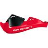 POLISPORT 8305100032 - Paramani Evolution Integral 2 Punti di Fissaggio MX-Style in plastica con Kit di Montaggio Incluso Compatibile con Tutti i Modelli MX/Enduro en Color Rosso