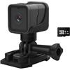 BJdfgE Action camera con stabilizzazione dell'immagine, videocamera Mini DV HD 1080P for vlogging e sport(Camera add 32G 1 option from)