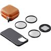 Generic Kit di lenti magnetiche per telefono da 67 mm con anello adattatore CPL Astral Black Mist e custodia per fotografia mobile e videografia