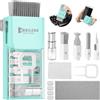Ordilend 10 in 1 Kit Pulizia Tastiera pc Computer Laptop (TFBlu) | All in One Pulizia Tastiera PC, Mini Spazzola en Alta Densità Sono, Pulizia Profonda de Smartphone, Computer Screen, Macbook