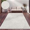 Paco Home Tappeto da esterno resistente alle intemperie Balcone Soggiorno Boho scandinavo Tinta unita Dimensioni 120x160 cm